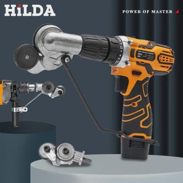 HILDA Elektrische Boor Schaarmachine - Snel Snijden van Meta, Verzenden, Nieuw