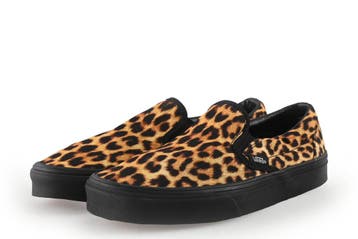 Vans Instappers in maat 37 Panter, Overige kleuren, Verzenden, Instappers, Zo goed als nieuw