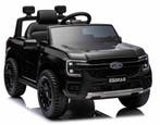 Kinderjeep FORD RANGER zwart 12V  RC Nieuw! met 1jr Garantie, Ophalen of Verzenden, Nieuw, Afstandsbediening