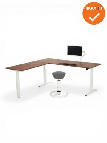 Mauforce zit-sta hoekbureau - maat en blad kleur zelf samen, Werkplek, Ophalen of Verzenden, Nieuw zonder verpakking, Bureau