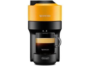 DeLonghi Vertuo Pop - Koffiemachine - 4 kopgroottes - Geel, Verzenden, Zo goed als nieuw