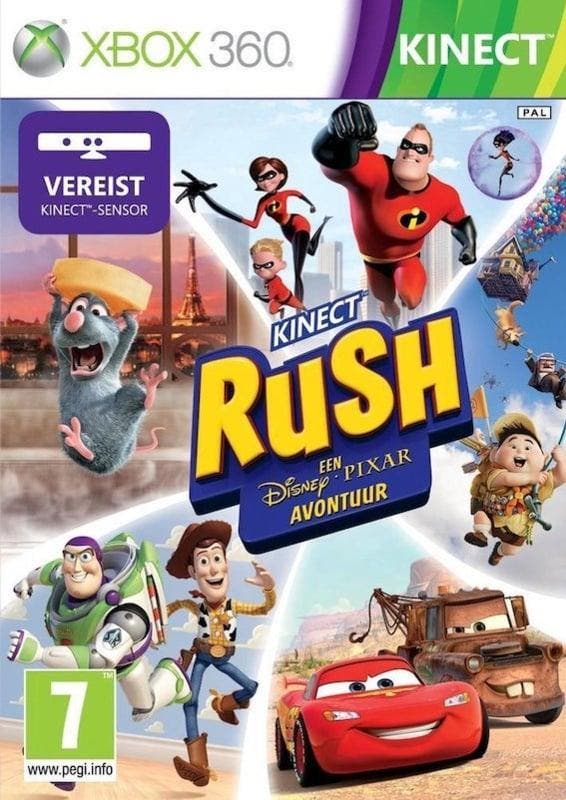 Kinect Rush een Disney Pixar Avontuur (Kinect Only), Spelcomputers en Games, Games | Xbox 360, Zo goed als nieuw, Ophalen of Verzenden