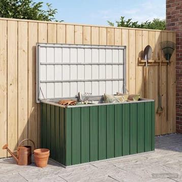 vidaXL Tuinbox Groen 129x67x65 cm, Verzenden, Nieuw