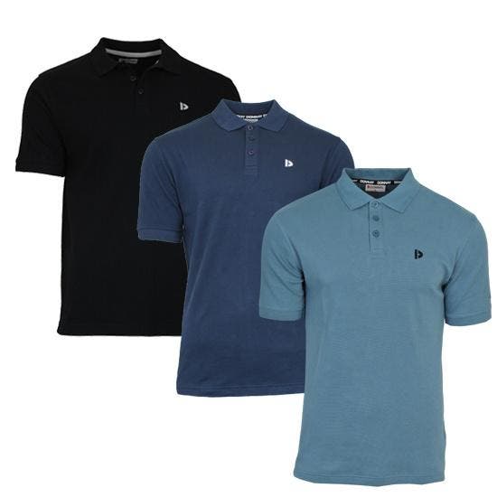 Donnay Donnay Heren - 3-Pack - Polo shirt Noah - Zwart /, Kleding | Heren, Polo's, Nieuw, Verzenden