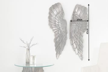 Enorme wanddecoratie FALLEN ANGEL 65cm engelenvleugels in, Ophalen of Verzenden, Nieuw