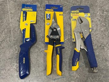 Veiling - Irwin handgereedschap set 3-delig, Nieuw
