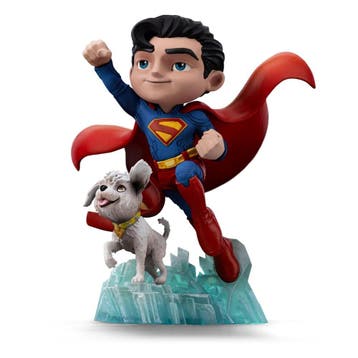 Superman Legacy Mini Co. PVC Figure Superman & Krypto 17 cm, Ophalen of Verzenden, Nieuw