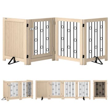 Vrijstaand Huisdierhek, Hondenhek Met Deur, 4 Panelen, Voor, Verzenden, Nieuw