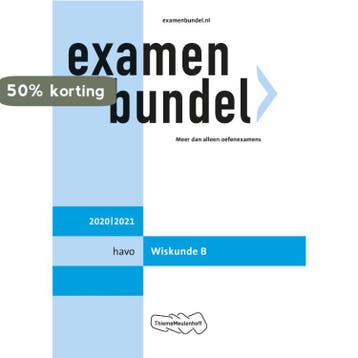 Examenbundel havo Wiskunde B 2020/2021 9789006781564, Boeken, Schoolboeken, Verzenden, Zo goed als nieuw