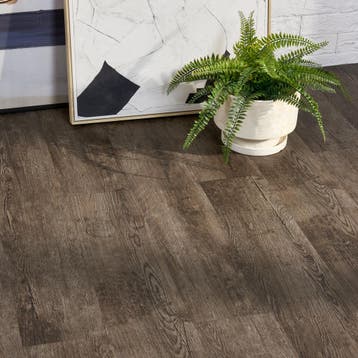 PVC laminaat zelfklevend set van 7 Dark Oak 0,975 m², Verzenden, Nieuw