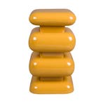 *WOONWINKEL* Dutchbone Stubby Gele Retro Bijzettafel, Huis en Inrichting, Tafels | Bijzettafels, Verzenden, Nieuw