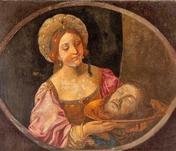 Guido Reni (1574 -1642), Navolger van - Salomè con la testa