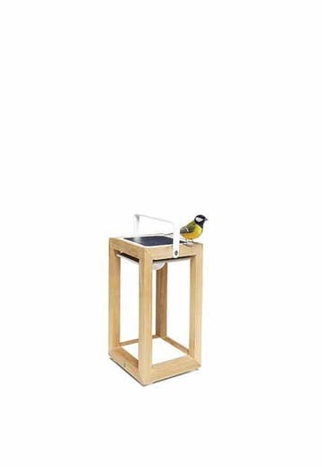 Suns Mr Solar Tom buitenlamp op zonne-energie - teak met wit, Ophalen of Verzenden, Nieuw