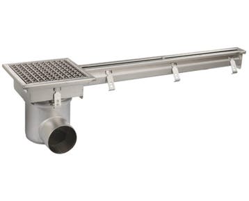 Vloerput sleufgoot  |  RVS | 1000 x 20 mm | 3,70 l/s, Verzenden, Nieuw in verpakking