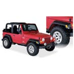 Bushwacker 97-06 Jeep TJ Pocket Style Flares 4pc - Black, Ophalen of Verzenden, Nieuw