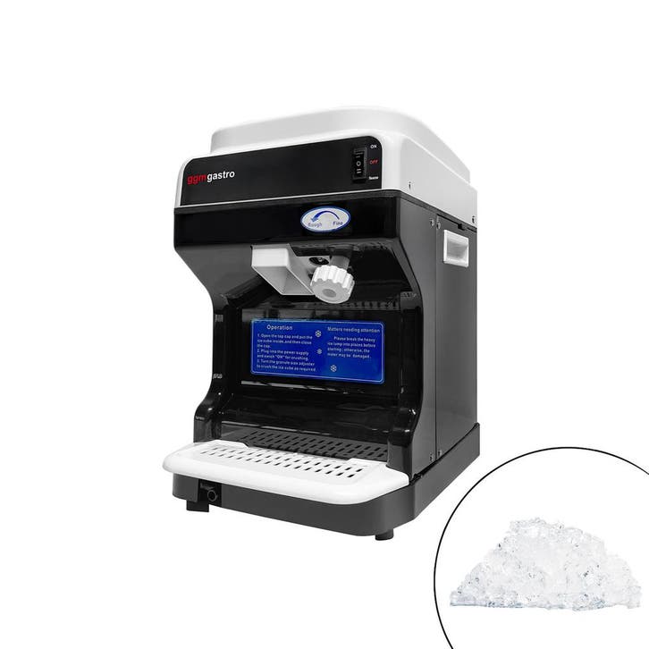 GGM Gastro | IJscrusher - 2,0kg/min - 250W - IJsmaat |, Zakelijke goederen, Horeca | Keukenapparatuur, Nieuw in verpakking, Koelen en Vriezen