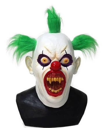 Killer clown masker Greeny, Verzenden, Nieuw