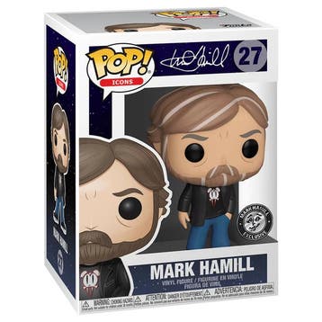 Funko POP Mark Hamill 27 Black Shirt DesignerCon ] Star Wars, Verzenden, Nieuw