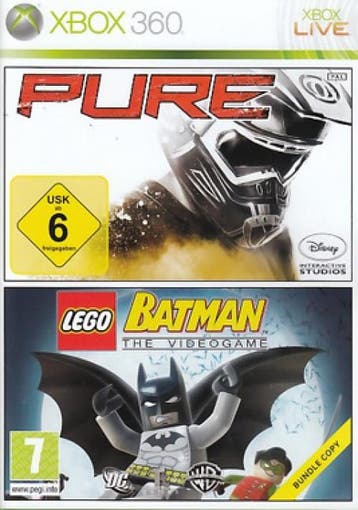 Pure + Lego Batman (Double Pack) (Xbox 360), Verzenden, Gebruikt, Vanaf 3 jaar