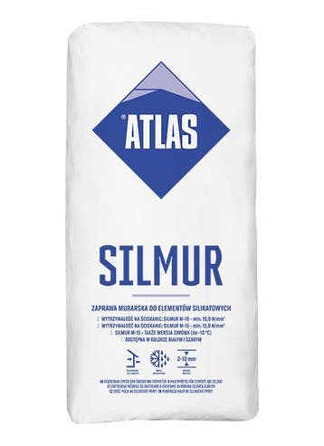 KALKZANDSTEEN LIJM WIT ATLAS SILMUR M-15 25KG, Ophalen, Nieuw, Kalkzandstenen