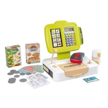 Smoby - Kassa - Inclusief 30 accessoires - Rekenmachine e..., Kinderen en Baby's, Verzenden, Nieuw