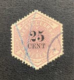 Nederland 1877 - Telegramzegel 25 cent lila (TG7), Postzegels en Munten, Postzegels | Nederland, Gestempeld