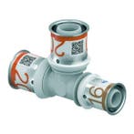 Uponor S-Press Plus PPSU perskoppeling Ø20x20x16 T-stuk, Verzenden, Nieuw