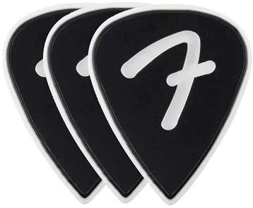 Fender F Grip 351 Pick Black plectrum 1.50 mm 3-pack, Muziek en Instrumenten, Instrumenten | Toebehoren, Ophalen of Verzenden