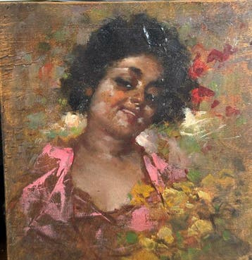 Arturo Stagliano (1867-1936) - Ritratto di fanciulla, Antiek en Kunst