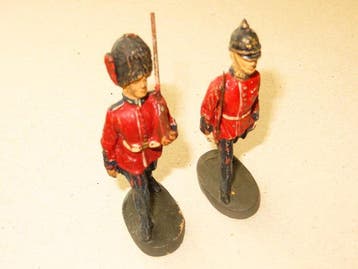 Durso - Figuur - elastolin x2 anglais très rare no lineol, Nieuw