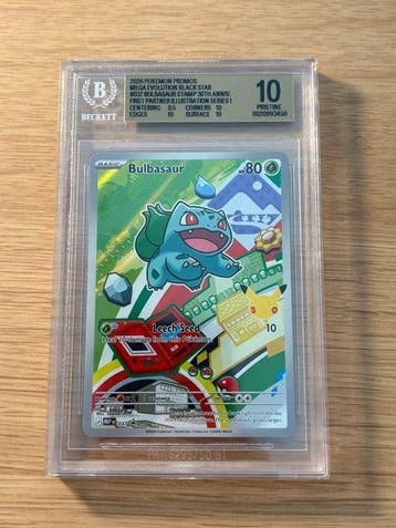 Pokémon - 1 Graded card - Bulbasaur Promo card, Foil, Full, Nieuw