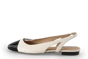 Peter Kaiser Slingbacks in maat 40 Wit, Peter Kaiser, Verzenden, Wit, Zo goed als nieuw