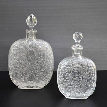 J Lamotte - Parfumfles (2) - Glas - Duo van flacons J
