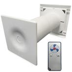 Compacte WTW ventilator HRV125P met warmtewisselaar, Doe-het-zelf en Verbouw, Verzenden, Nieuw