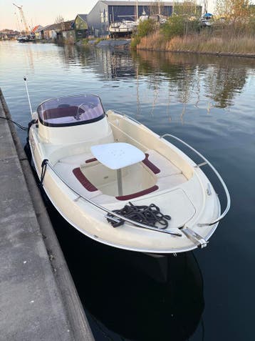 Prins 480 open cabin met Mercury 60 pk 4 takt EFI, Gebruikt, Ophalen, Viertaktmotor, Buitenboordmotor