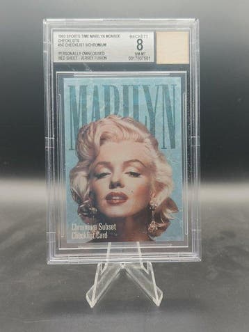 Marilyn Monroe Swatch/Patch Relic Graded card - Beckett 8, Nieuw