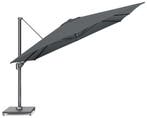 Challenger T1 premium zweefparasol 350x350 cm faded black, Tuin en Terras, Parasols, Ophalen of Verzenden, Nieuw