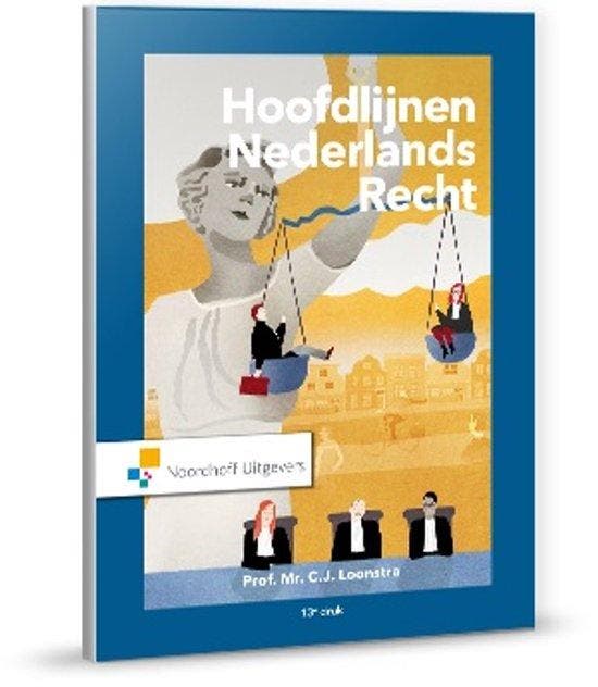 Hoofdlijnen Nederlands recht - Loonstra, Boeken, Studieboeken en Cursussen, Gelezen, Verzenden