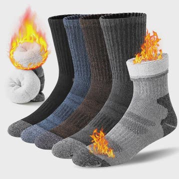 5 Paar Merino Wol Wandelsokken - Warm, Ademend & Compressie, Verzenden, Nieuw