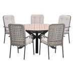 Garden Impressions Aleria tuinset 6-delig taupe - Tulli, Verzenden, Nieuw