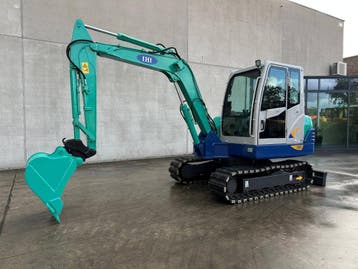 Veiling: Midigraafmachine IHI 55 NSL Diesel 2016, Ophalen, Graafmachine