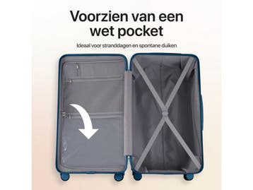 SKYCASES Classic Heritage - Trunk Reiskoffer - Extra Groot, Sieraden, Tassen en Uiterlijk, Tassen | Reistassen en Weekendtassen