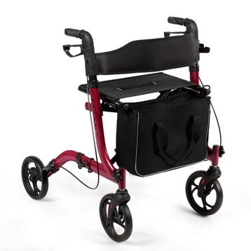 2dekans | Coast Opvouwbare Aluminium Rollator Walker met 4, Ophalen of Verzenden, Zo goed als nieuw