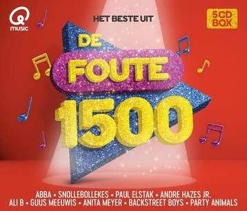 QMusic - Het Beste Uit De Foute 1500 - 5CD, Ophalen of Verzenden, Nieuw in verpakking