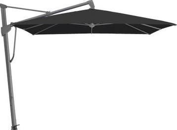 Glatz Sombrano S+ 350x350cm antraciet frame, zwart doek incl, Nieuw