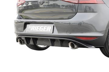 Rieger diffuser | geschikt voor VW Golf 7 GTI tot facelift |, Auto-onderdelen, Verzenden, Nieuw, Volkswagen