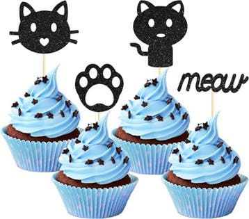 Poezen verjaardagset 2-delig Its my Birthday blauw of roze, Dieren en Toebehoren, Verzenden, Nieuw