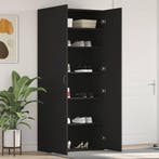 vidaXL Schoenenkast met plank Zwart 80 x 35.5 x 180 cm, Verzenden, Nieuw