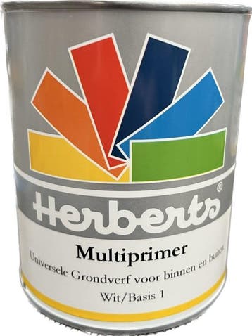 Herberts Multiprimer - 1 liter, Doe-het-zelf en Verbouw, Verf, Beits en Lak, Verzenden, Nieuw