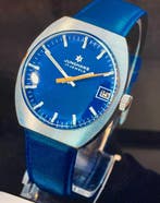 Junghans - Blue Mechanical - Zonder minimumprijs - Heren -, Sieraden, Tassen en Uiterlijk, Horloges | Heren, Nieuw
